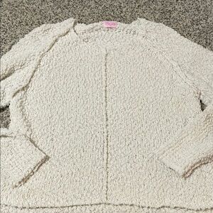 Pink Lily popcorn sweater size large